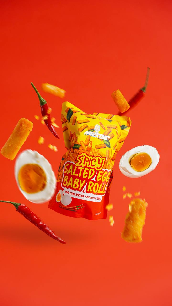 Aducktive Spicy Salted Egg Baby Roll