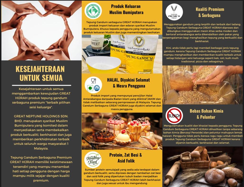 Tepung Gandum Serbaguna Great Hijrah Premium