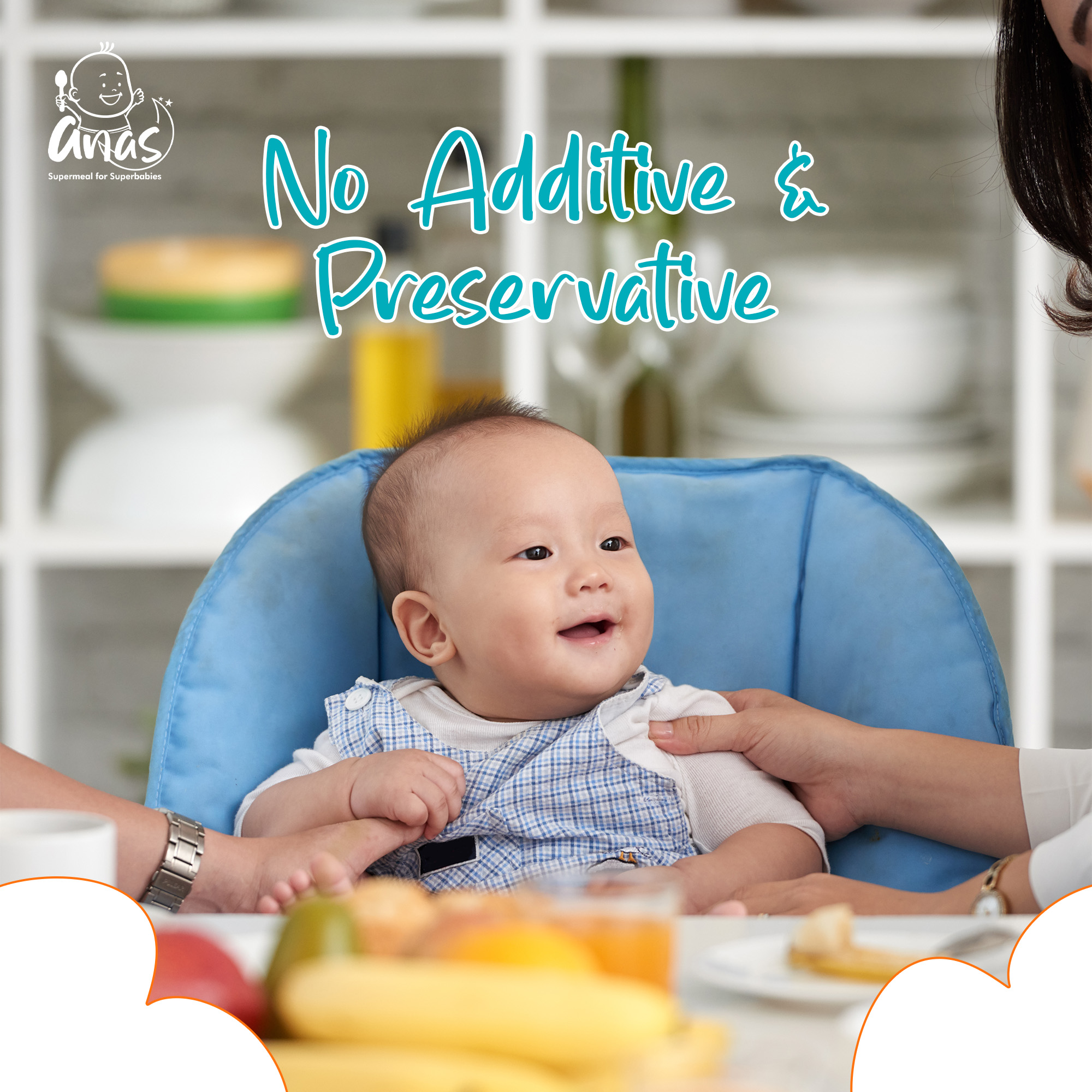 Anas Baby Food Bubur Nasi Sup Ayam 120g