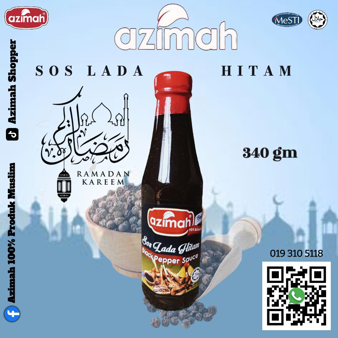 AZIMAH SOS LADA HITAM 340GM | AgroBazaar