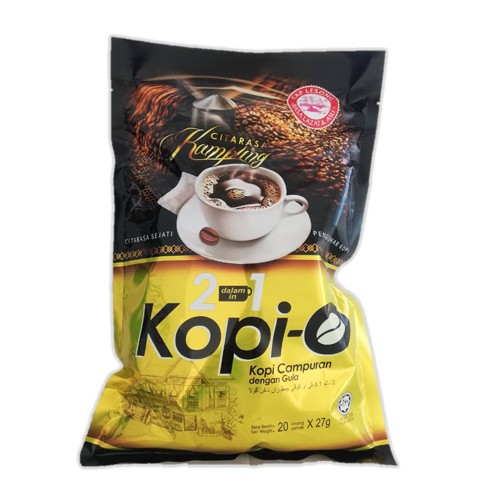 2 in 1 KopiO campuran dengan gula