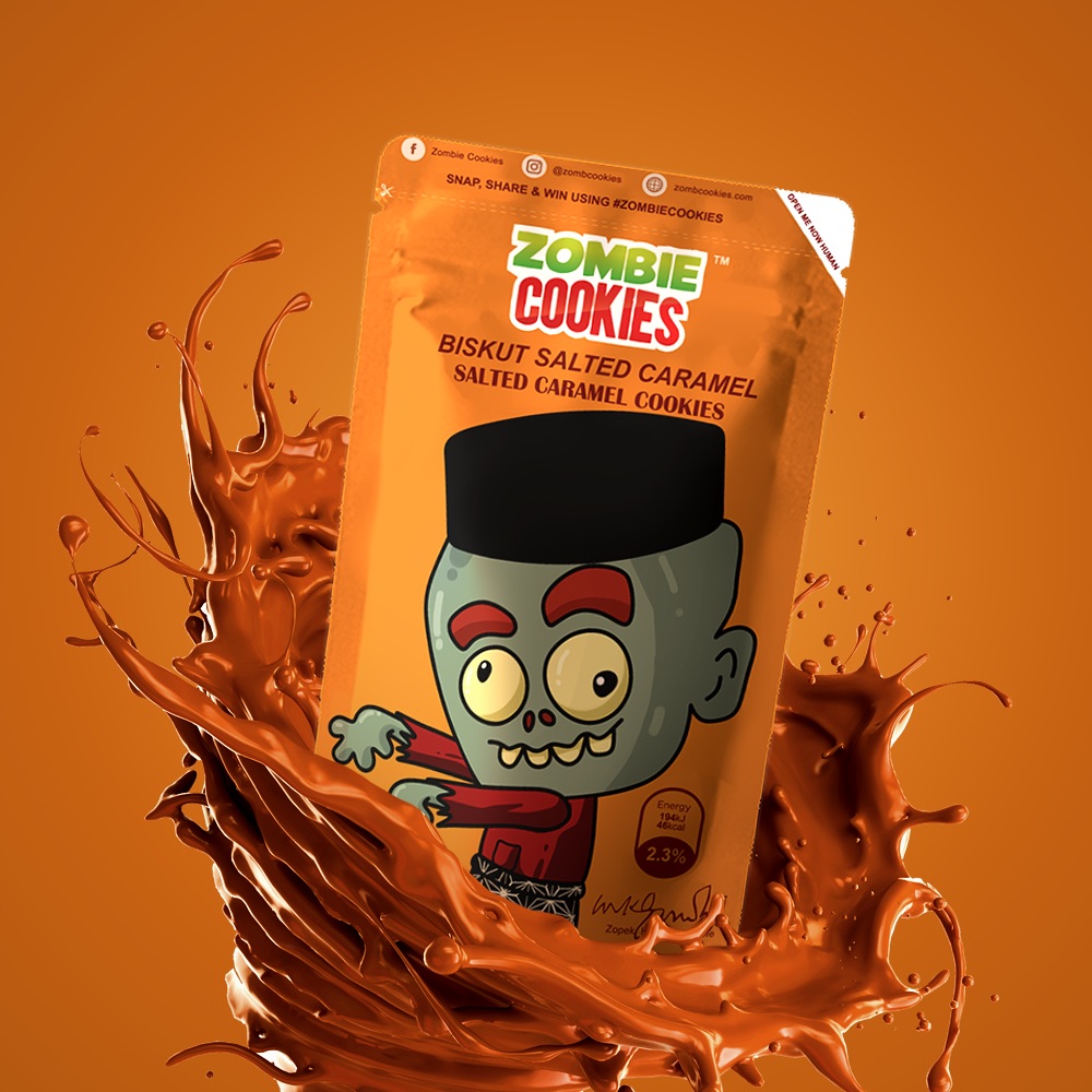 ZOMBIE COOKIES Salted Caramel 160g