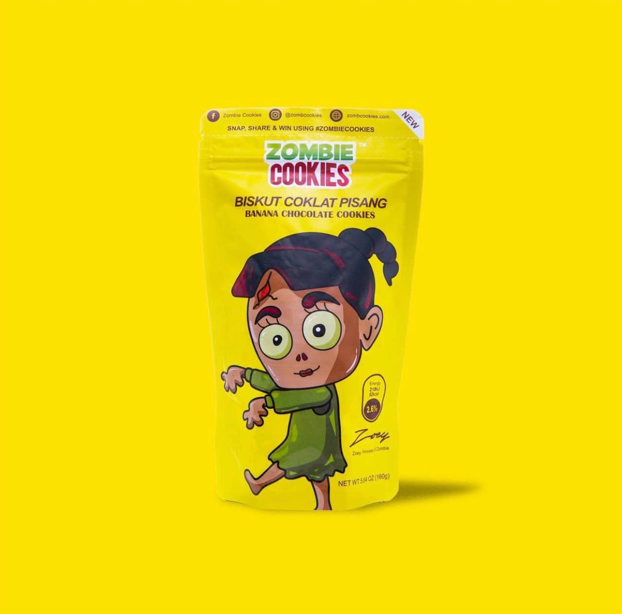 ZOMBIE COOKIES COKLAT PISANG (VIRAL)