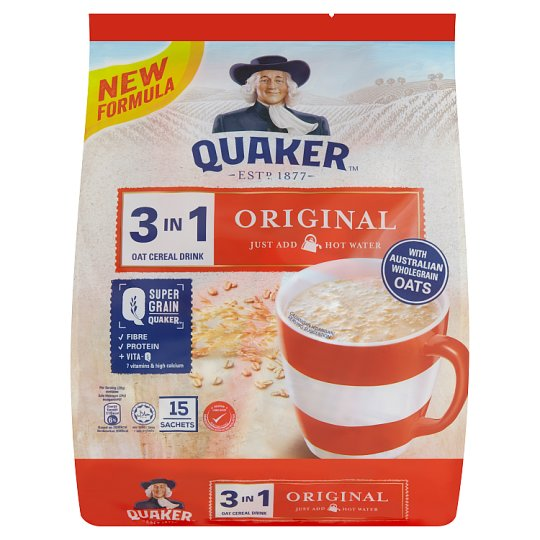 QUAKER OATS 3IN1 15X28G ORIGNAL