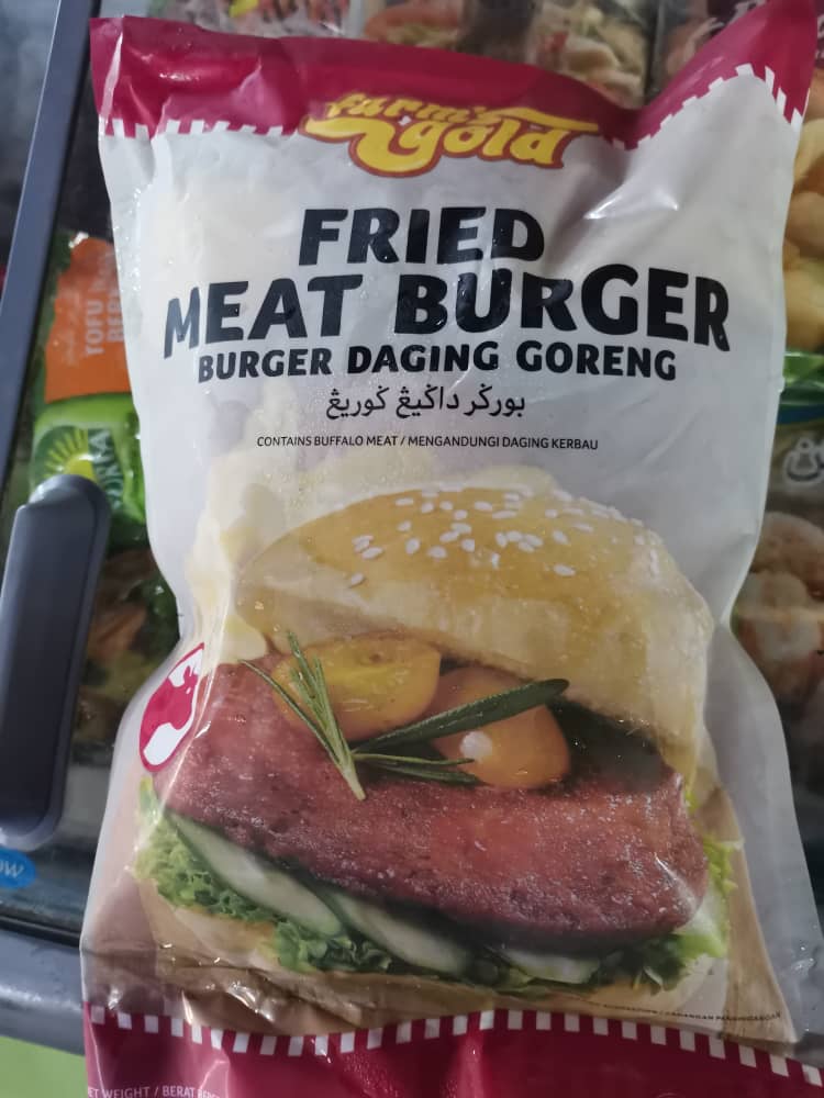 FARM'S GOLD FRIED MEAT BURGER
